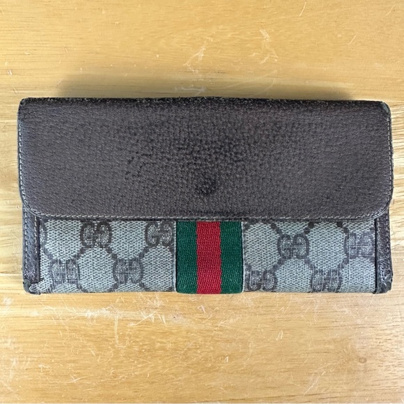 Vintage Gucci Tote Shoulder Bag + Wallet - Picture 9 of 14